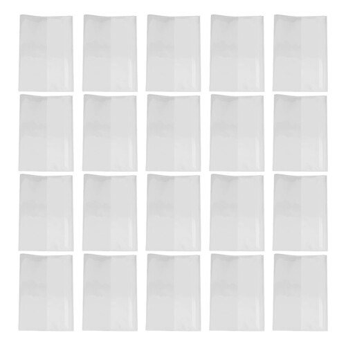 20 fundas transparentes reutilizables para libros y cuadernos