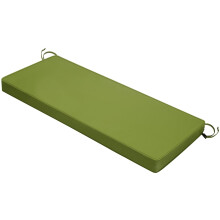 Mrsenloi Outdoor bankkussen 48 x 16 x 3 inch met banden Dikke waterdichte veranda schommelkussens voor terrasmeubilair Stoelkussen Zitbank Tuin Verva