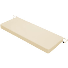 Mrsenloi Outdoor bankkussen 42 x 18 x 3 inch met banden Dikke waterdichte veranda schommelkussens voor terrasmeubilair Stoelkussen Zitbank Tuin Verva