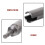 clé à écrou 1/4 po + adaptateur perceuse, outil 3 pièces 7