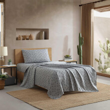 Wrangler - Draps de lit double XL respirants et infroissables avec taie d'oreiller assortie, lgers pour une utilisation toute l'anne, essentiel