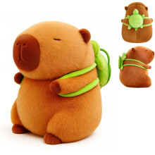 NXNYNZ Schattige Capybara Pluche Kawaii Zacht Capybara Pluche Kussen met Brood Capybara Knuffels voor Kinderen Volwassenen