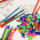 120 gommes pour crayon colorées, maison, , classe 9