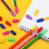 120 gommes pour crayon colorées, maison, , classe 11