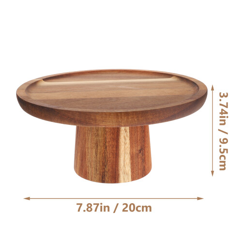 Wooden Cupcake Stand Fruit Serving Plate Cake Display Holder 1