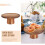 Wooden Cupcake Stand Fruit Serving Plate Cake Display Holder 7