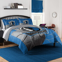 NORTHWEST Dallas Mavericks Juego de edredσn con licencia oficial de la NBA - Full/Queen & Twin/Twin XL - Ropa de cama suave con logotipo del equi