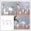 Raindrops Cosmetics Storage Spray Bottles 3pcs 1.7oz 10
