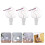 Raindrops Cosmetics Storage Spray Bottles 3pcs 1.7oz 4