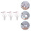 Raindrops Cosmetics Storage Spray Bottles 3pcs 1.7oz 3