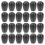 24 embouts d'oreille en silicone pour stéthoscope de rechange 1