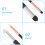 2 pièces stylo-sponge double embout pour dessin ombrage 9