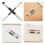 2 pièces stylo-sponge double embout pour dessin ombrage 10