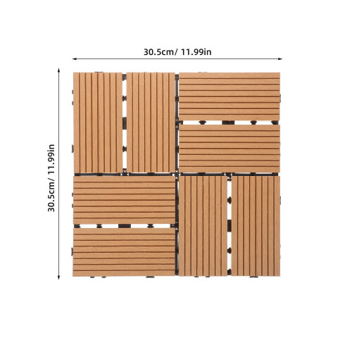 emboîtable pour sol extérieur terrasse, remplacement 1