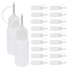 20 pièces bouteilles applicatrices de colle à embout fin pour DIY
