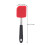 1 Pièce Spatule En Silicone Résistante Chaleur (Rouge) 8