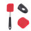 1 Pièce Spatule En Silicone Résistante Chaleur (Rouge) 3