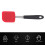 1 Pièce Spatule En Silicone Résistante Chaleur (Rouge) 9