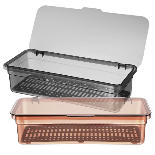 2 plateaux couvercle pour stockage
