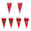 6 housses de rangement pour couverts de Noël, protections 4