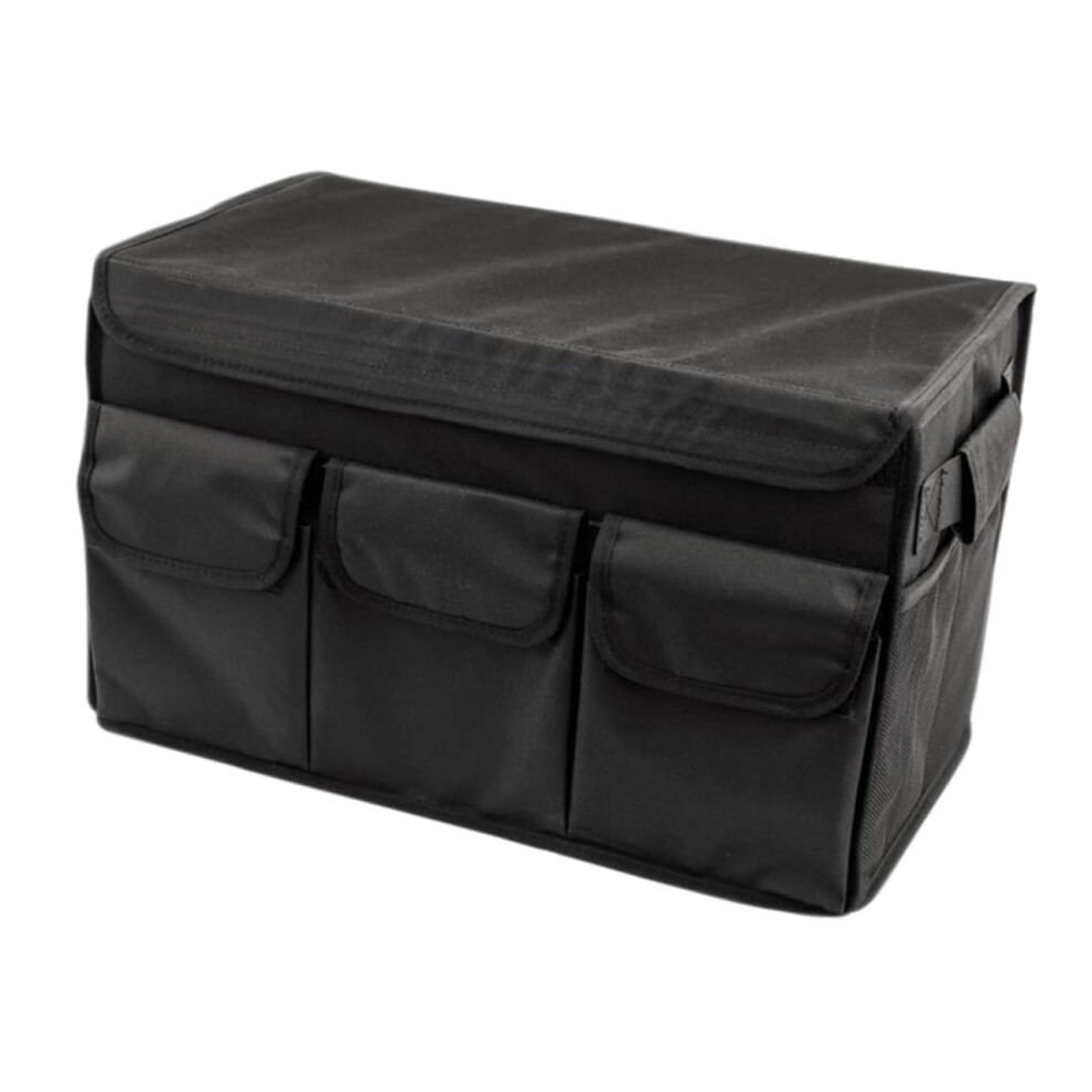 Portable Car Trunk Folding Organizer All Vehicles Compatible Adjustable Compartments Travel And Camping Storage 9393856369553