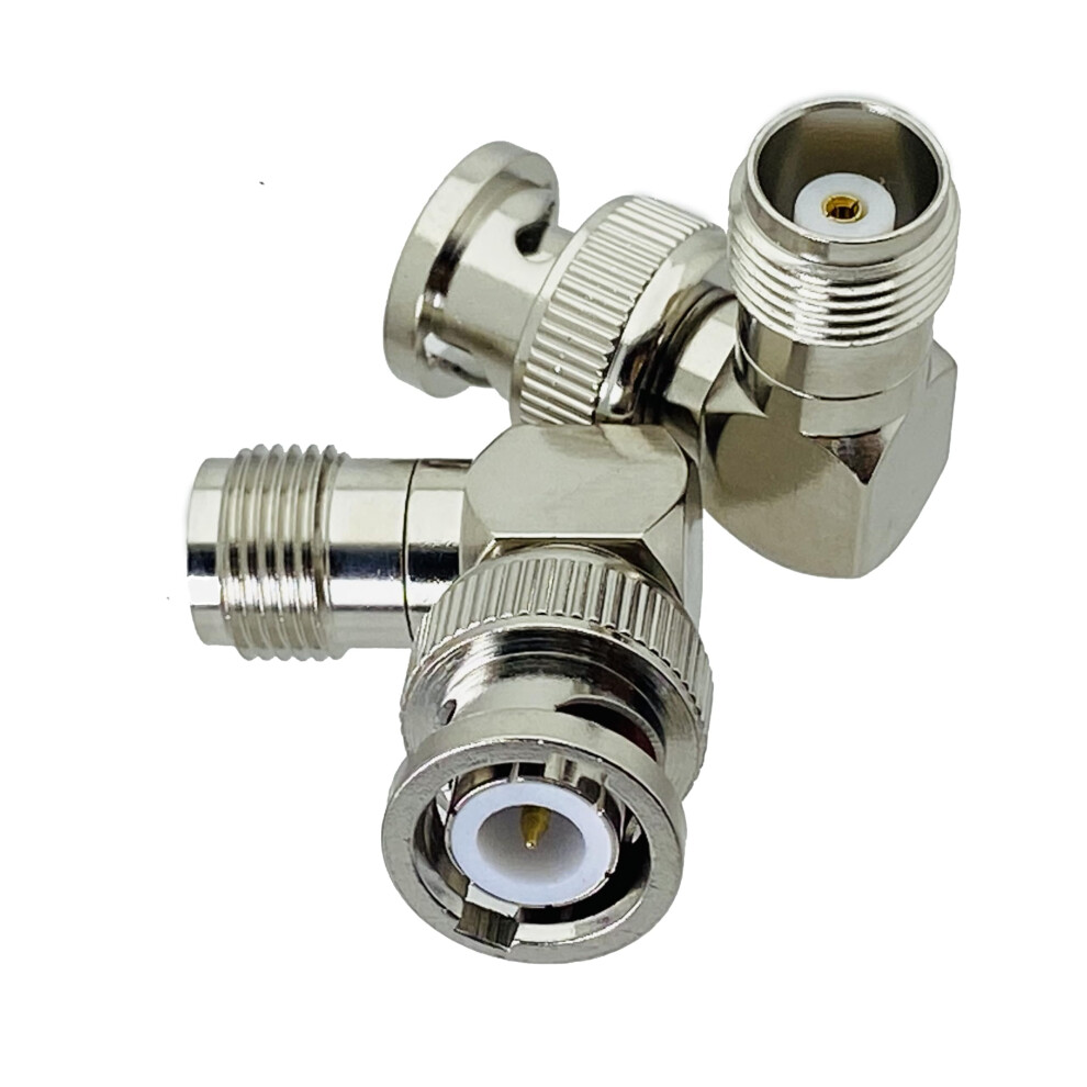 Bnc To Tnc Adapter 1-Piece Bnc Male To Tnc Female Straight Rf Coaxial Connector 9393856369706