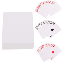 1 set papier-wärmetransfer-pokerkarten, diy zum selbermachen