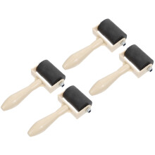 4-teiliger Gummizylinder-Roller für Kinder, Hand-Druckfarbenroller