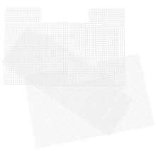 3 kunststoff maschenplatten für diy taschen stricken