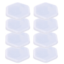 8Stk Möbel Schutzpads Eva Weiß Selbstklebend Stuhlgleiter Für Teppich