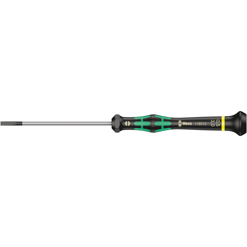 Wera Kraftform 2035 Micro Screwdriver - Slotted Tip 3.0 Mm