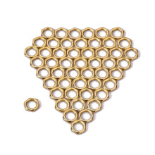 50Stk Zinc Feingewinde Muttern Gold Für Gitarre Bass Buchsen Montage