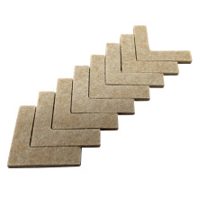 Shepherd Hardware 9816 1-1/2-tommer Heavy Duty selvkl?bende filt hj?rnem?belpuder 8-Pack Beige