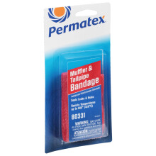Permatex 80331 Vendaje para silenciador y tubo de escape de 84 pulgadas cuadradas.