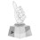 Decoratieve kristallen transparant prijsaccessoire 8
