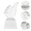 Decoratieve kristallen transparant prijsaccessoire 4