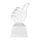 Decoratieve kristallen transparant prijsaccessoire 3