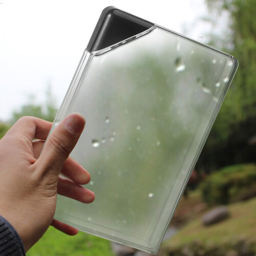450 ml transparente flache wasserflasche für unterwegs 2
