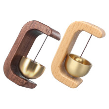 2 magnetische türglocke holz, selbstklebend für eingang