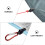 10 spannclips mit karabiner für plane 10