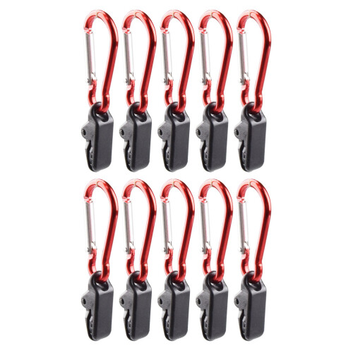 10 spannclips mit karabiner für plane 2