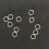 50 metallwellen-sicherungsringe o-förmig metall, bulk 3