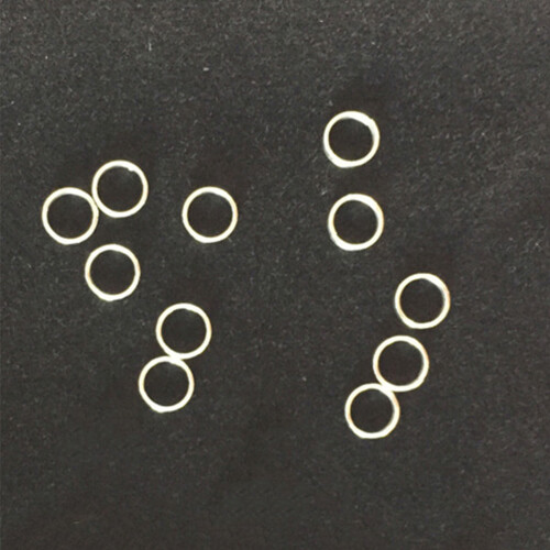 50 metallwellen-sicherungsringe o-förmig metall, bulk 2