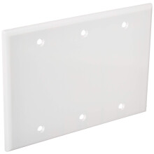 Leviton 3-Gang Device No Device Blank Wallplate Szabvnyos Mret Termosztt Box Mount 88033 Fehr