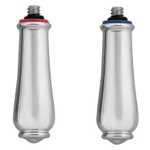 Moen 97372 Monticello Groer Hebel-Hei- und Kalt-Duschgriffeinsatz, Chrom (2er-Pack)