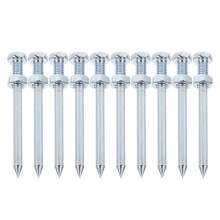 20Stk Bodenbelüfter Spikes Aus Metall Silber Für Rasenpflege Im Garten