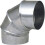Imperial Manufacturing Group GV0286-C Codo ajustable galvanizado 90 de 4"" 1