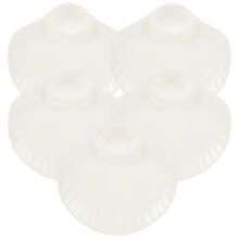 5- . Servierplatte -Snack-Tablett, wiederverwendbar, Muschelform