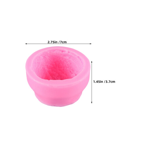 3 3d eiscreme kugel silikonform rosa für kuchen 1