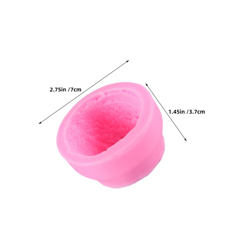 3 3d eiscreme kugel silikonform rosa für kuchen 2
